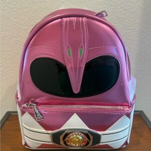 NWT Power Rangers Pink Ranger Cosplay Loungefly Mini Backpack
